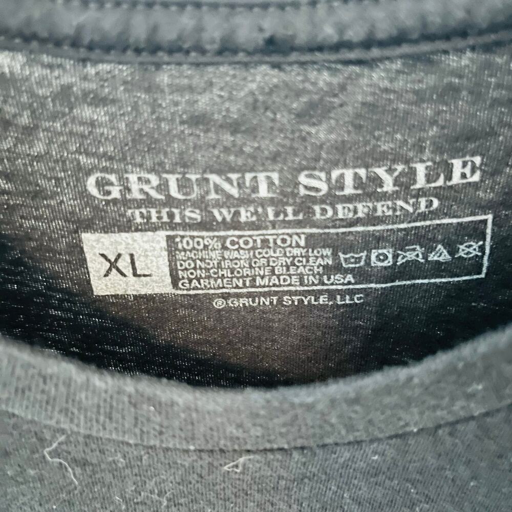 Grunt Style Marine Corps Tun Tavern Staff Shirt XL Black 1775 Born In A Bar - Picture 6 of 6